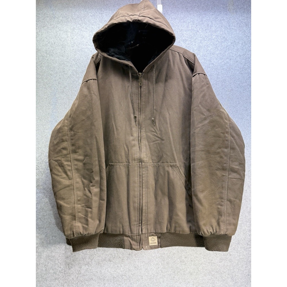 Wolverine Men's Canvas Brown Heavy Duty Coat Size 3XL